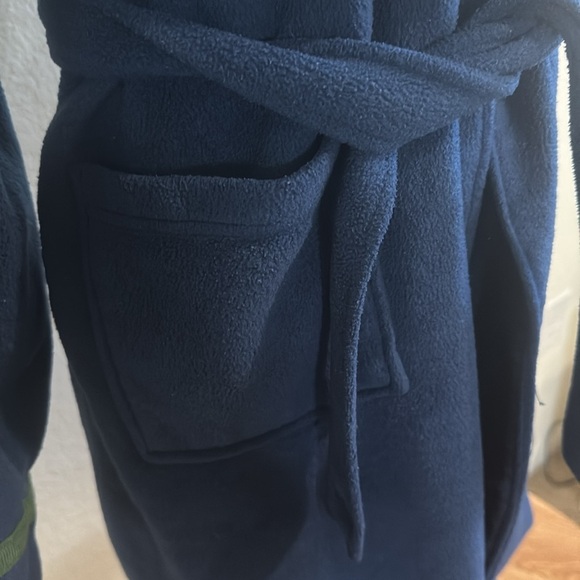 “Faded Glory Men’s Navy Blue Fleece Robe Sleepwear Size L - Picture 4 of 6